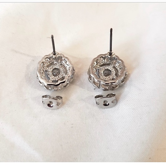 Nordstrom- Cubic zirconia silver earrings - Picture 3 of 7